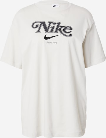 Nike Sportswear - Camisa oversized em cinzento: frente