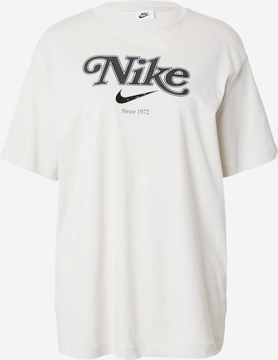 Nike Sportswear T-shirt oversize en gris clair / noir, Vue avec produit