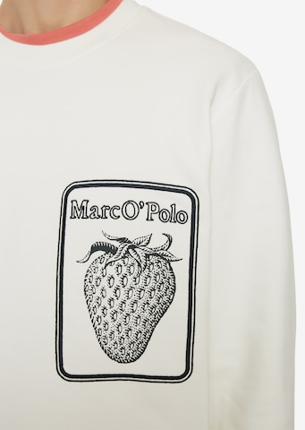 Sweat-shirt Marc O'Polo en blanc