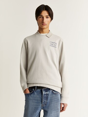 Sweat-shirt Scalpers en gris : devant