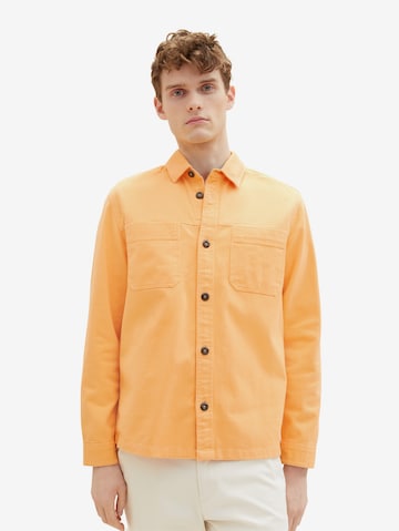 TOM TAILORRegular Fit Košulja - narančasta boja: prednji dio