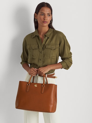 Lauren Ralph Lauren Handbag 'MARCY' in Brown