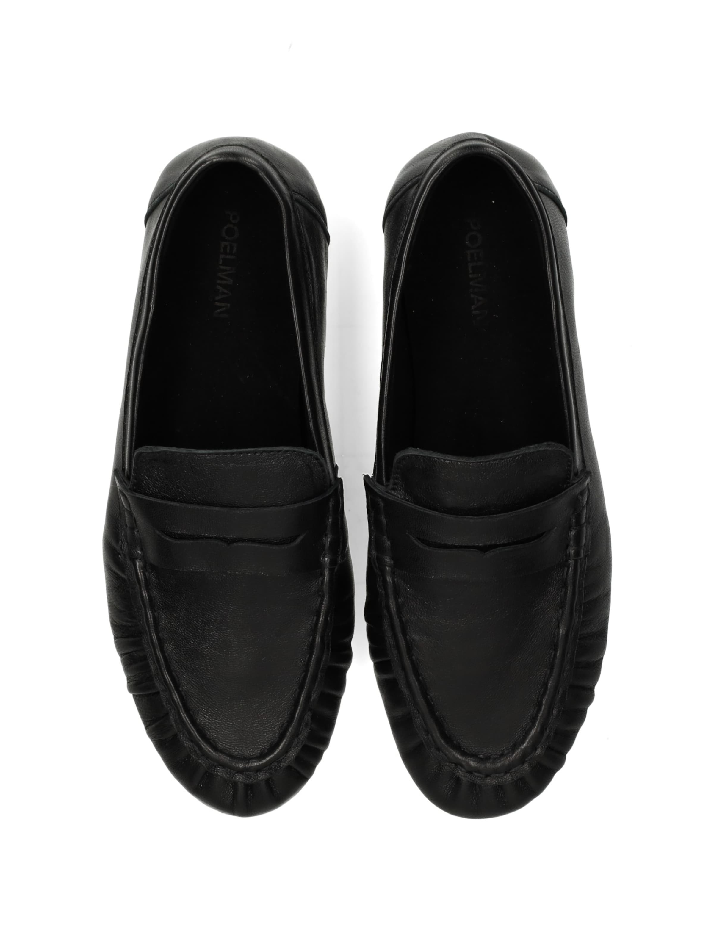 Poelman Mocassins 'Sammy' in Zwart