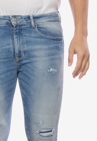 Le Temps Des Cerises Slimfit Jeanshose in Blau