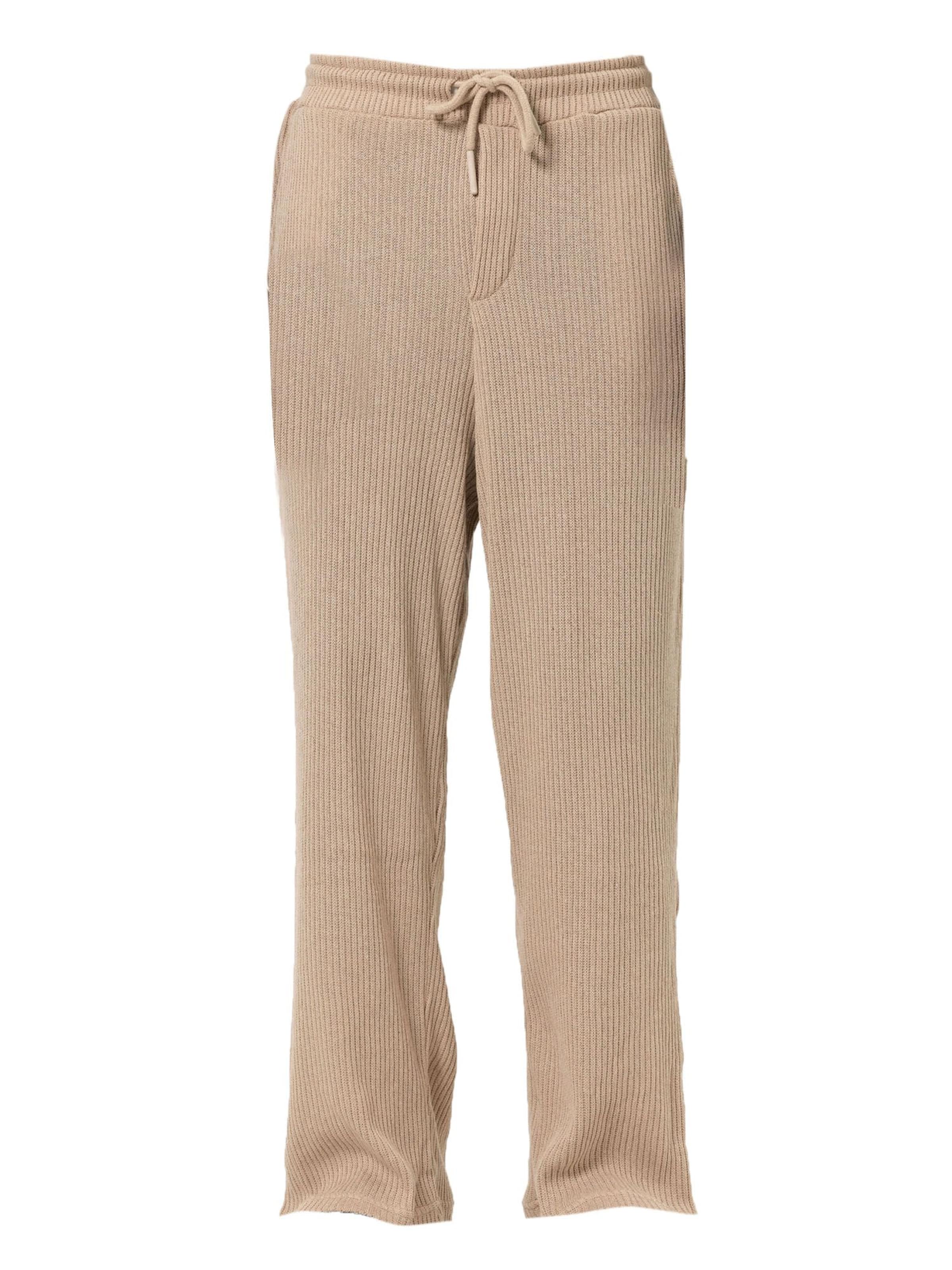 VAMOS CLO Loose fit Trousers in Beige: front