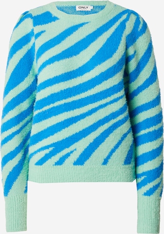 zaļš ONLY Džemperis 'ONLPIUMO': no priekšpuses