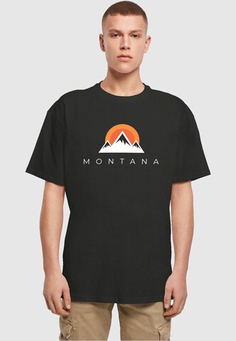 Merchcode - Camiseta 'Montana X' en negro: frente