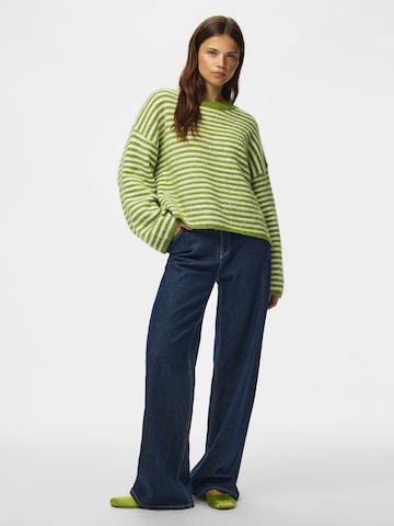 PIECES Pullover 'ADA' i grøn