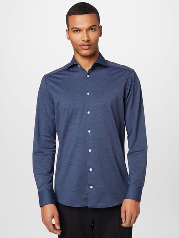 ETON Regular fit Overhemd in Blauw: voorkant