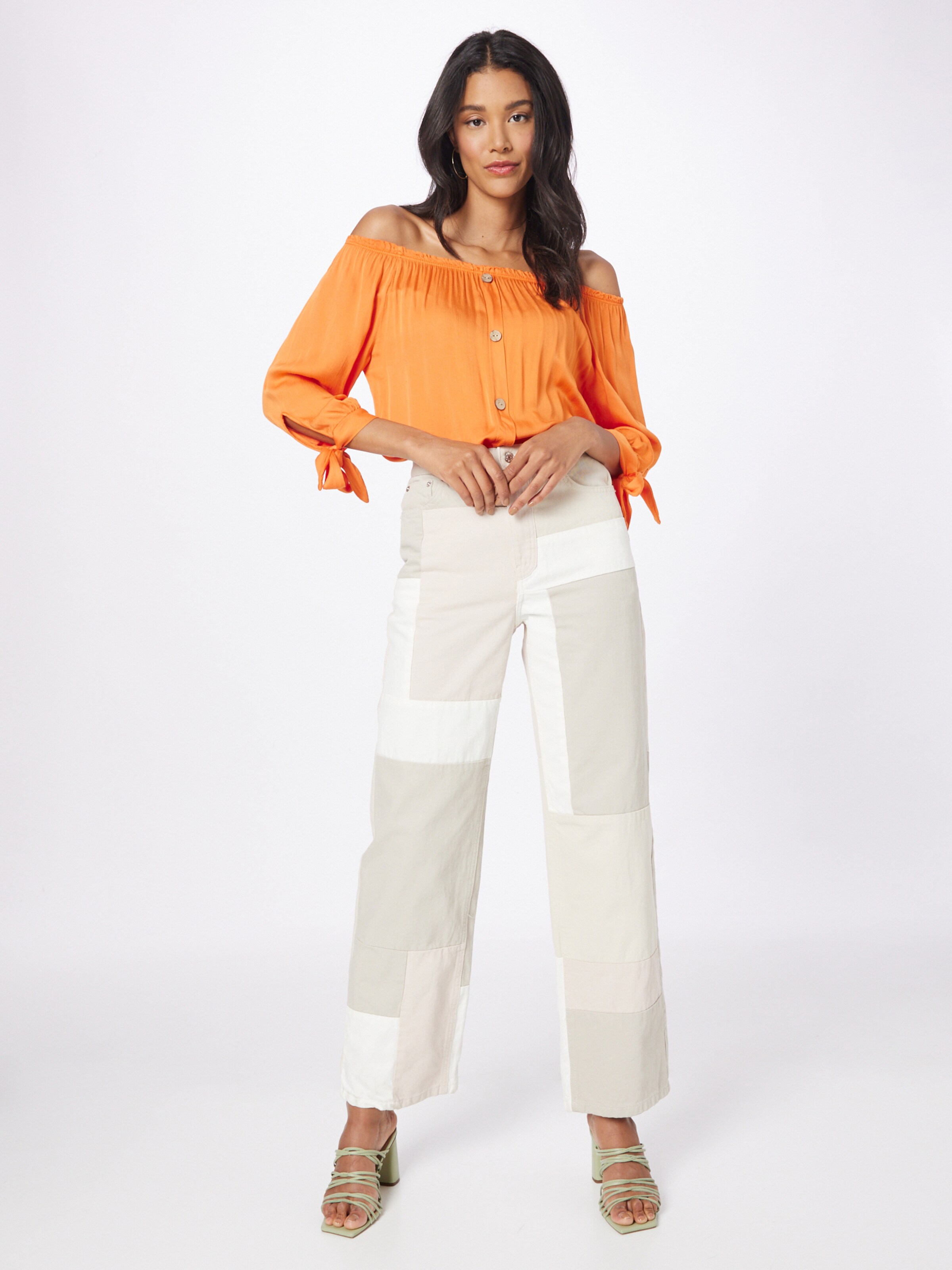 Frauen Große Größen Hailys Bluse 'Eliana' in Orange - PN15427 Frauen Große Größen Hailys Bluse 'Eliana' in Orange - PN15427