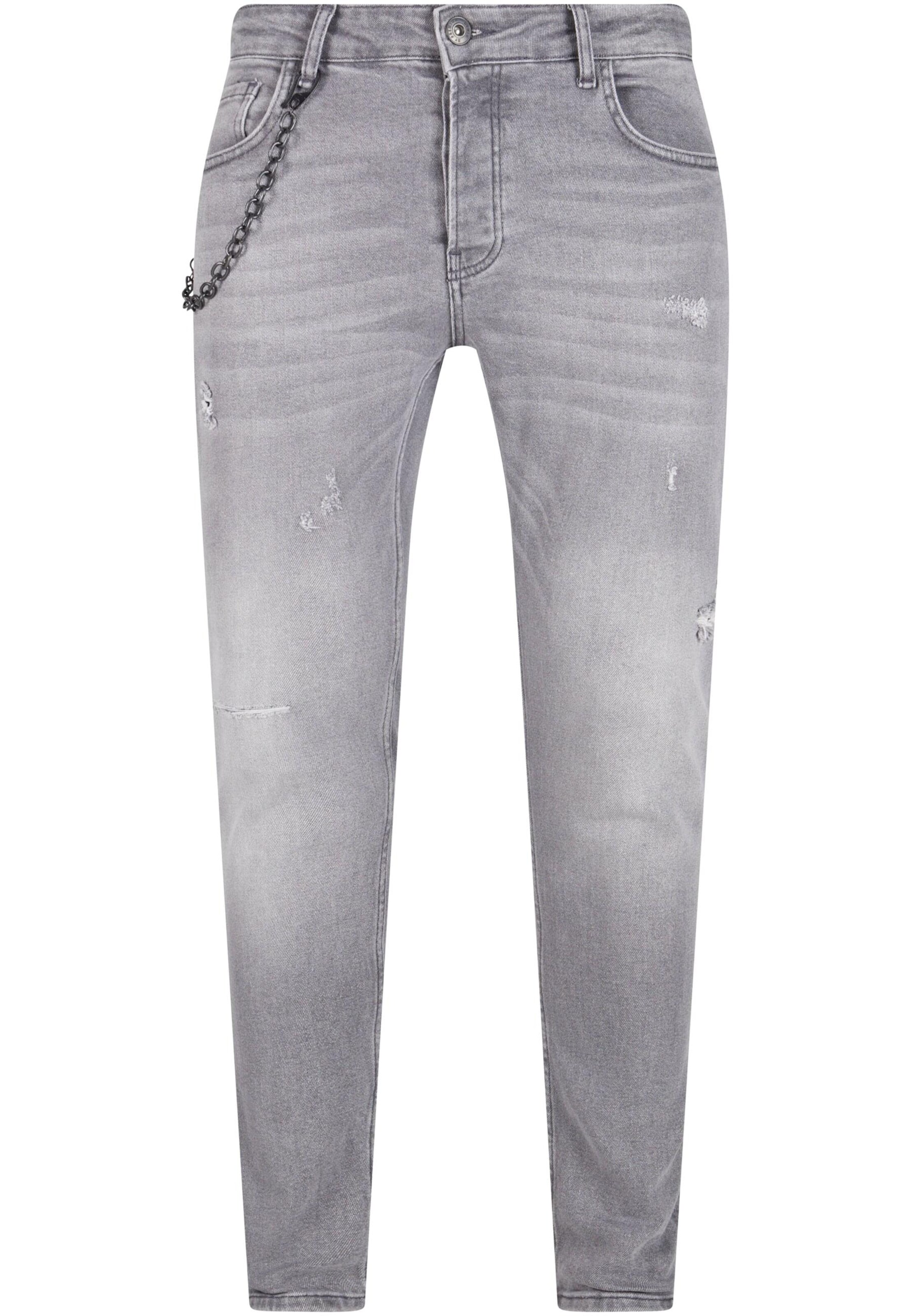 Skinny Jeans di 2Y Premium in grigio: frontale