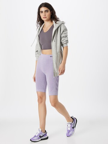 Skinny Pantaloni sportivi di Hummel in lilla