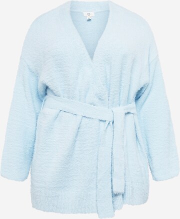 Cardigan River Island Plus en bleu : devant