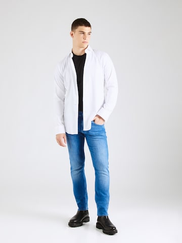 BOSS Slimfit Jeans 'Delaware' in Blau