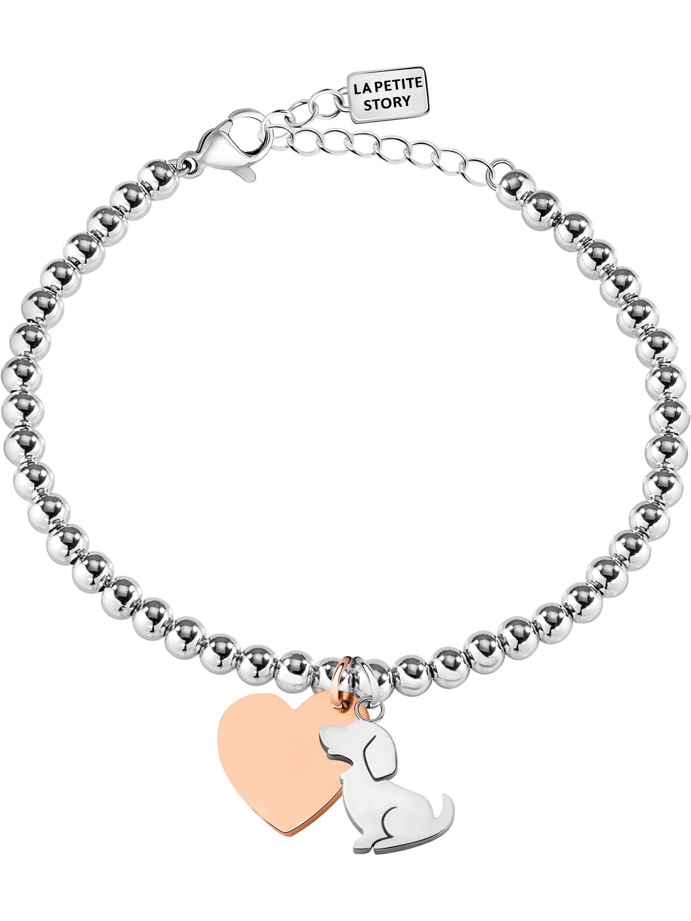 La Petite Story Bracelet in Silver: front