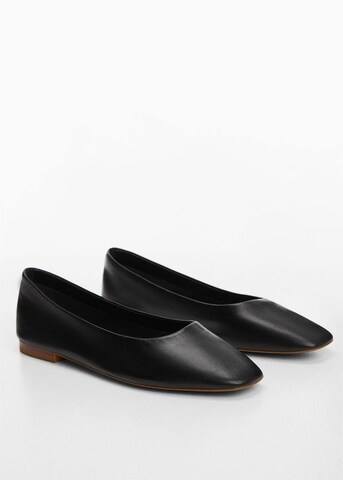 MANGO Ballet Flats 'Sua' in Black