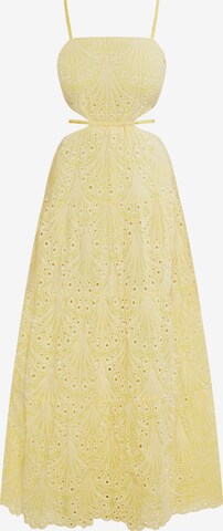 IZIA Dress in Yellow: front