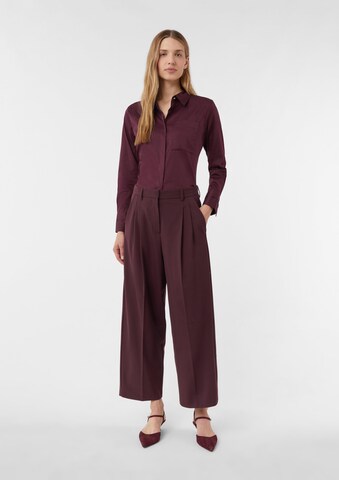 COMMA Wide Leg Hose in Rot