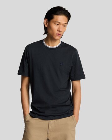 T-Shirt Lyle & Scott en bleu : devant