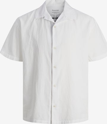 JACK & JONES - Comfort Fit Camisa 'Summer Resort' em branco: frente