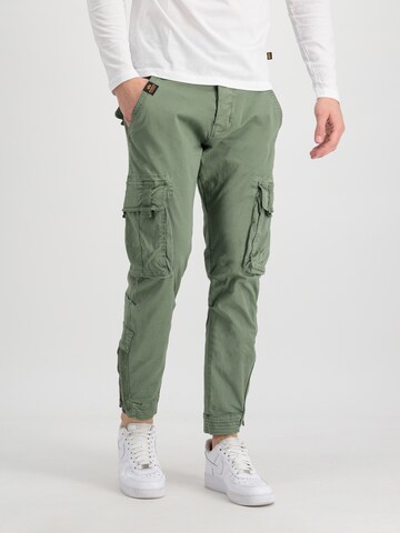 ALPHA INDUSTRIES Regular Cargohose in Grün