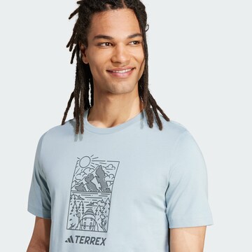 ADIDAS TERREX Functioneel shirt in Blauw