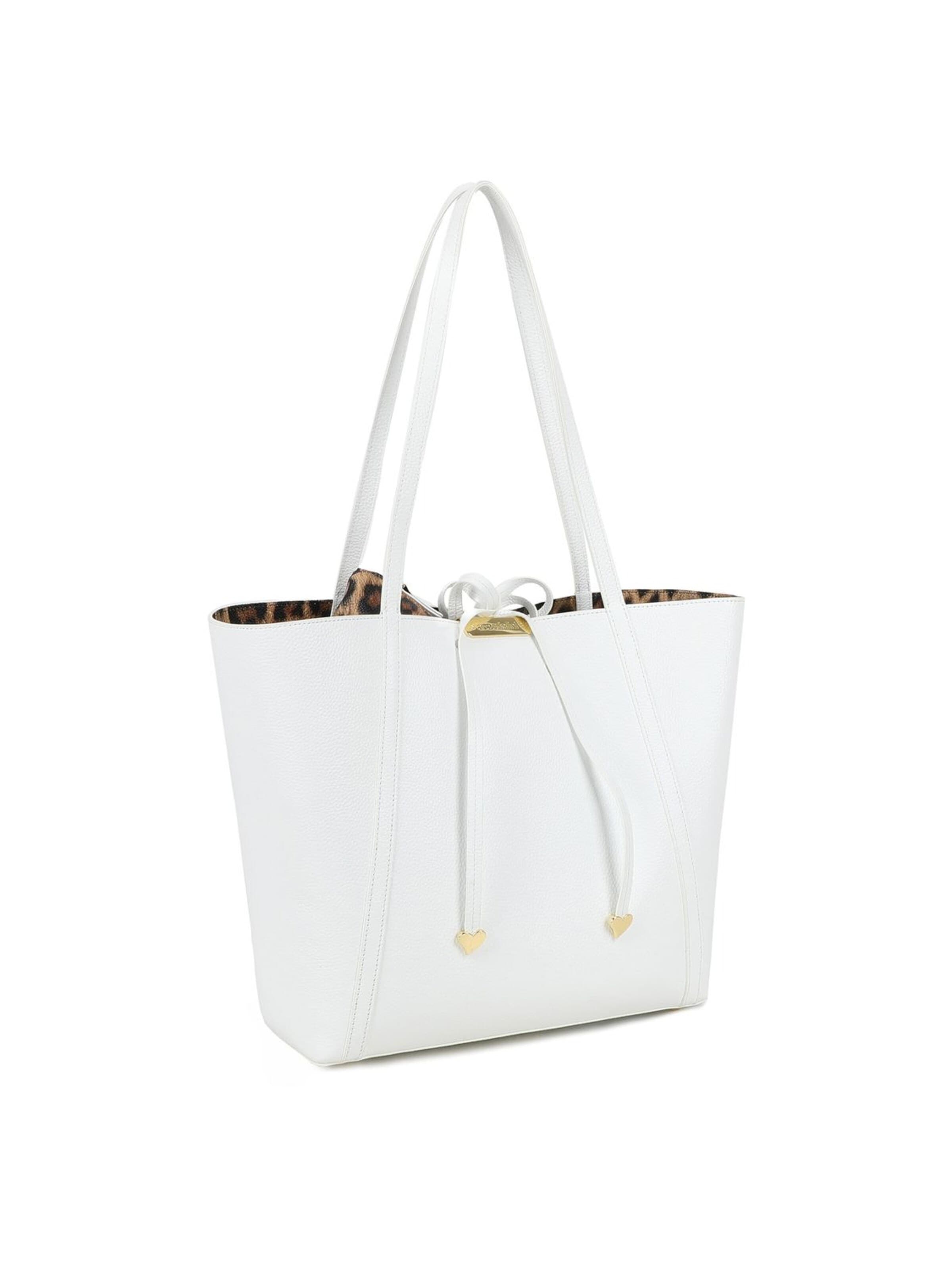 Shopper 'Double' di Braccialini in bianco