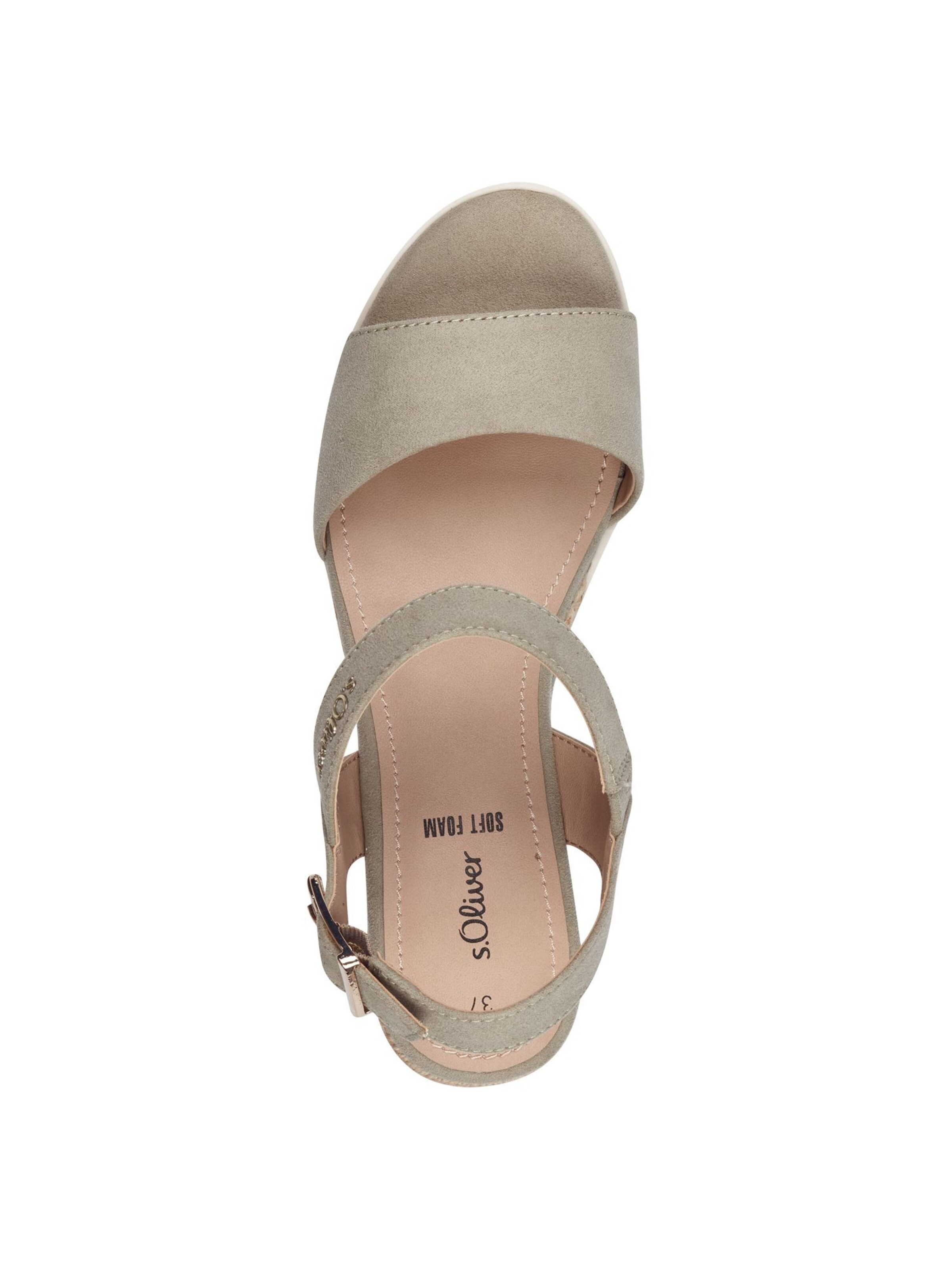 s.Oliver Sandale in Grün