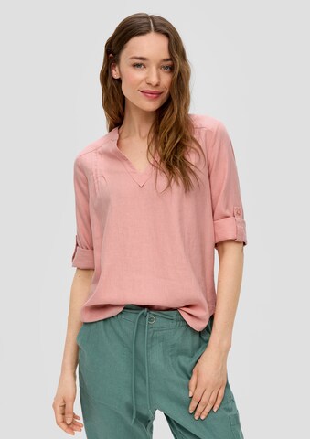 s.Oliver Blouse in Pink: front