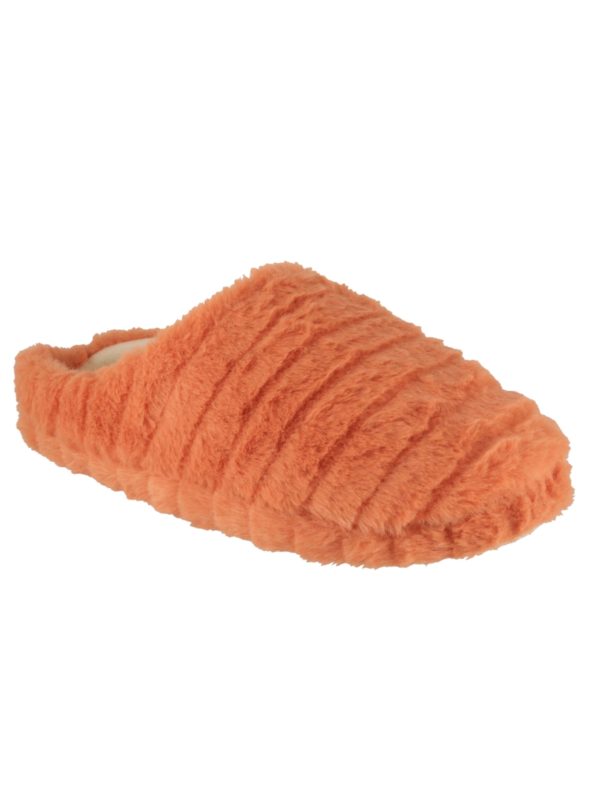 Fluffys Hausschuh 'Veluna Plüsch Pantoffeln'‌‌‌ in Orange: Vorderseite