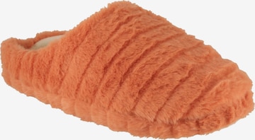 Fluffys Hausschuh 'Veluna Plüsch Pantoffeln' in Orange: Vorderseite