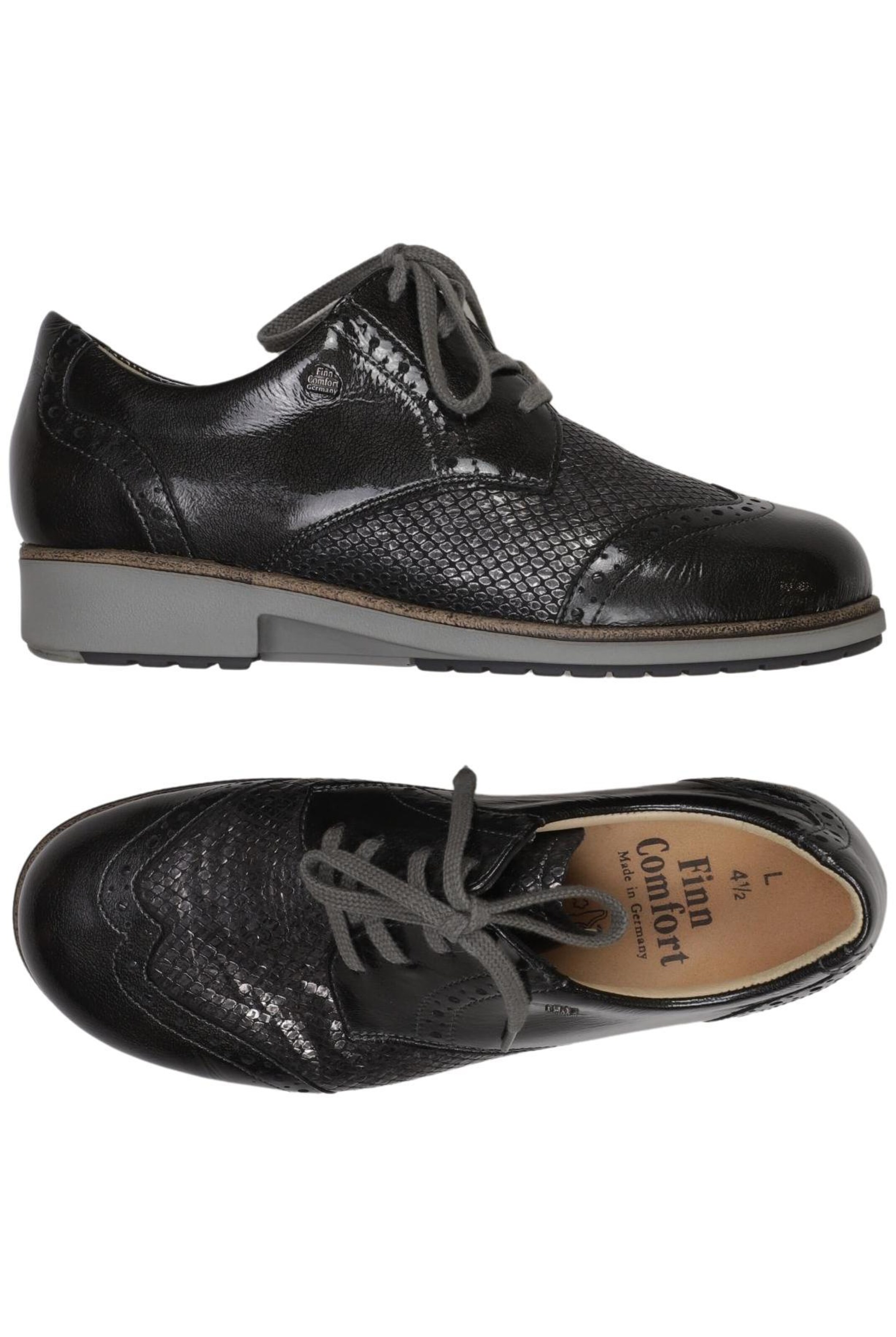 Finn Comfort Flats & Loafers in 37,5 in Black: front