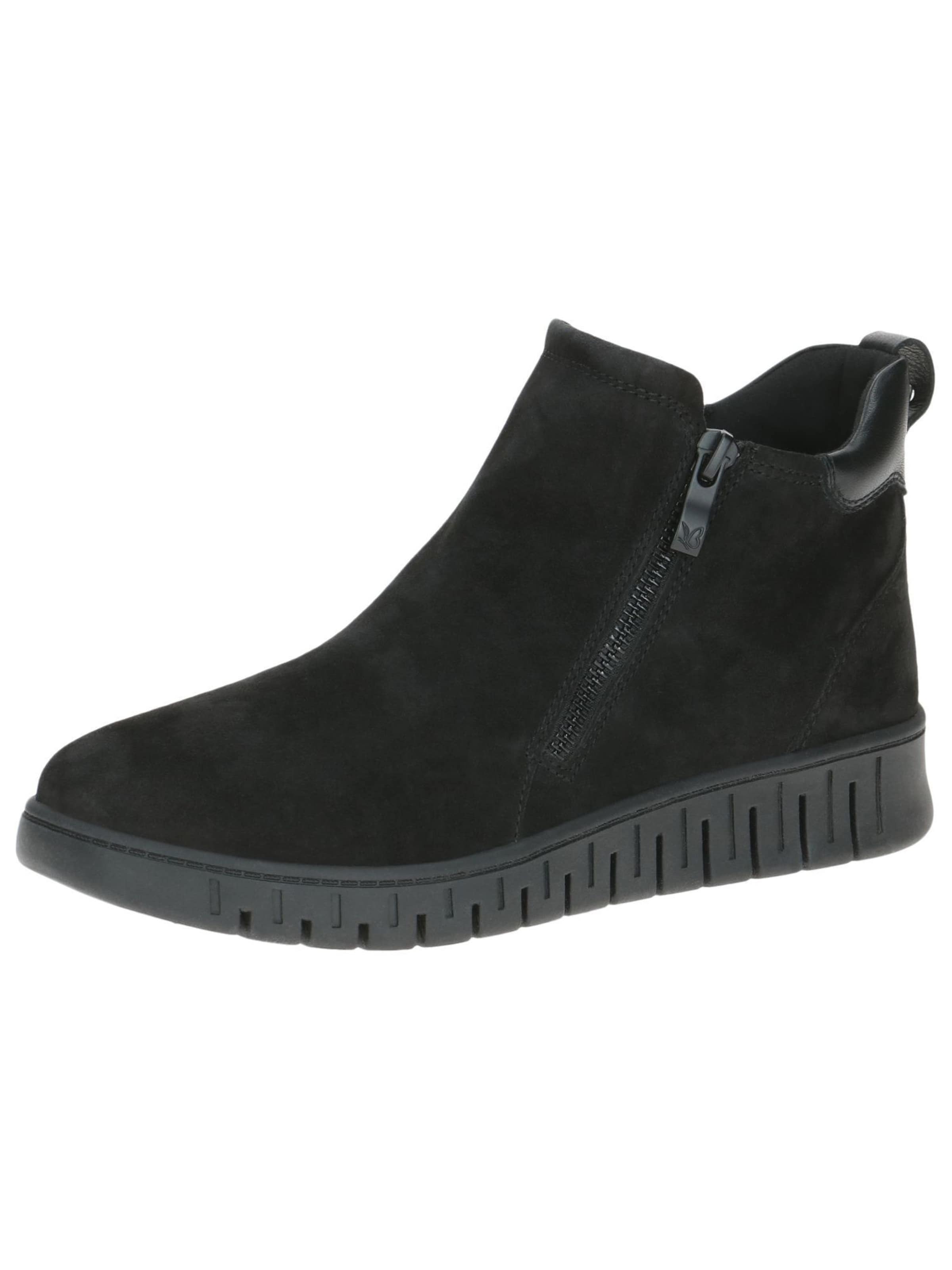 CAPRICE Stiefelette in Schwarz: Vorderseite