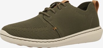 CLARKS Sneakers laag in Groen: voorkant