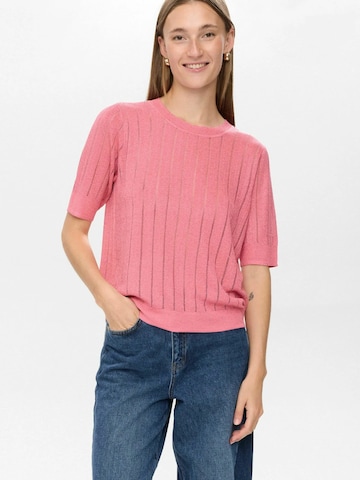 NÜMPH Pullover 'NUMISJA' in Pink: Vorderseite
