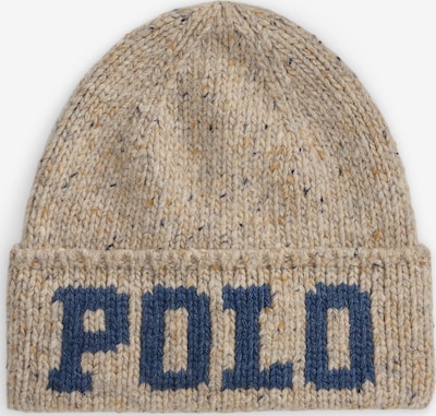 55-60 dydžio Megzta kepurė iš Polo Ralph Lauren, spalva – marga smėlio spalva / mėlyna, Prekių apžvalga