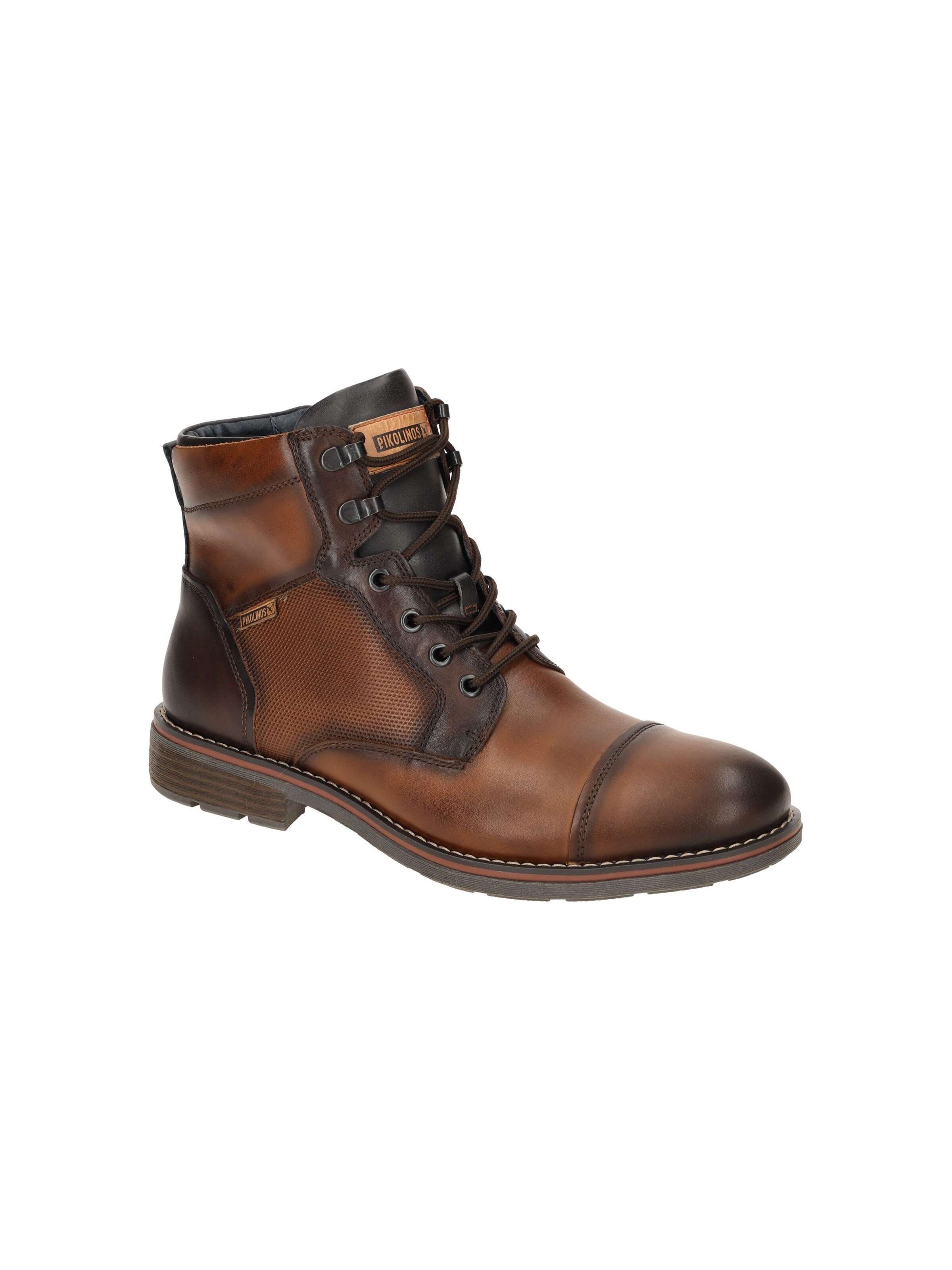 PIKOLINOS Boots 'Pikolinos York Herren Stiefel braun Captoe M2M-8156C1' in Brown: front