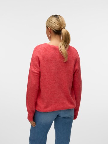 VERO MODA Свитер 'VMLEFILE' в Красный