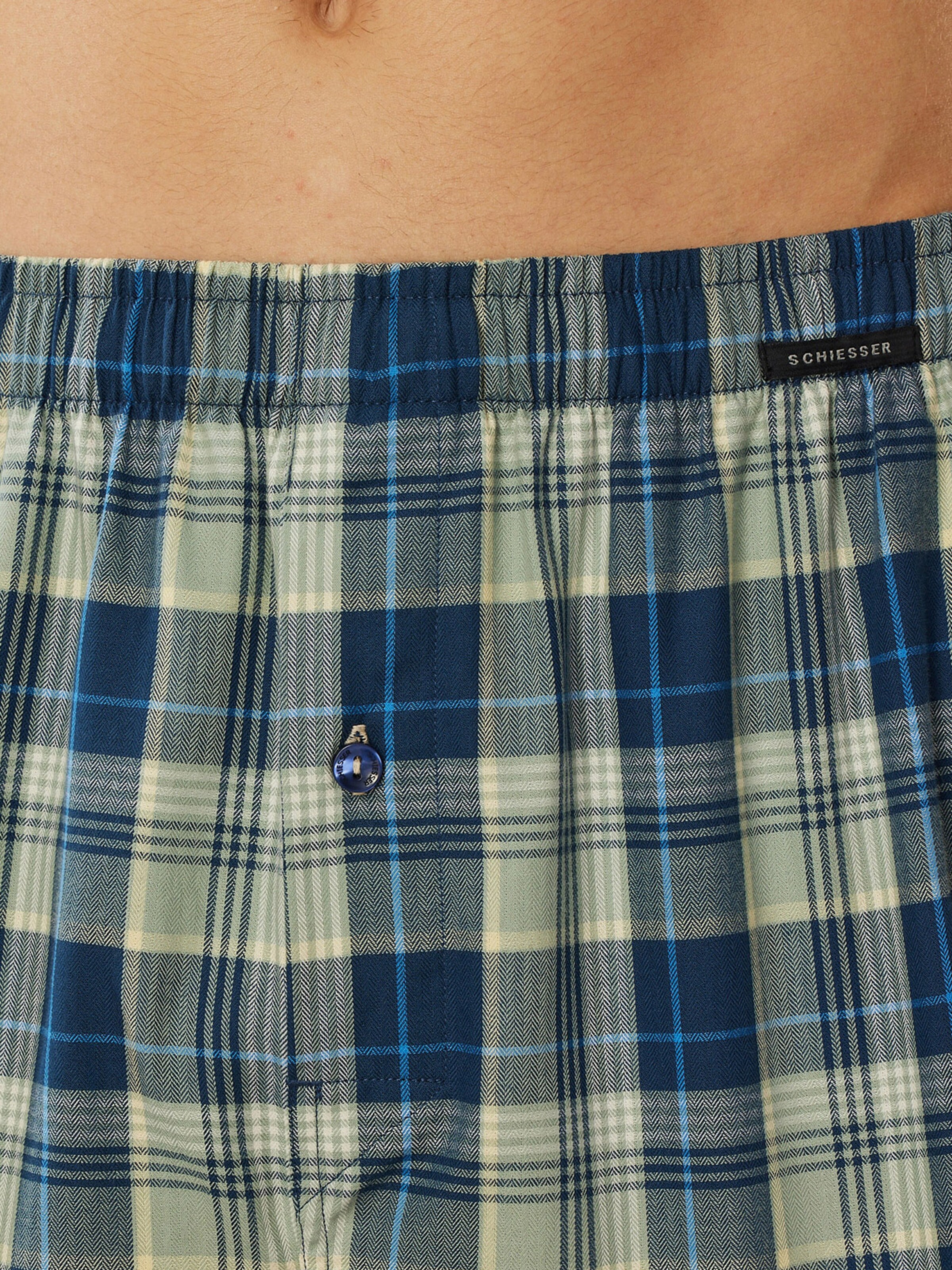 SCHIESSER Webboxer 'Multipack' in Blau