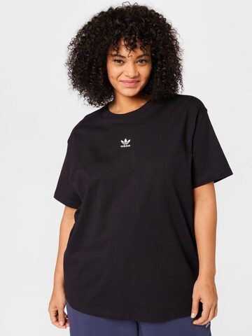 melns ADIDAS ORIGINALS T-Krekls: no priekšpuses