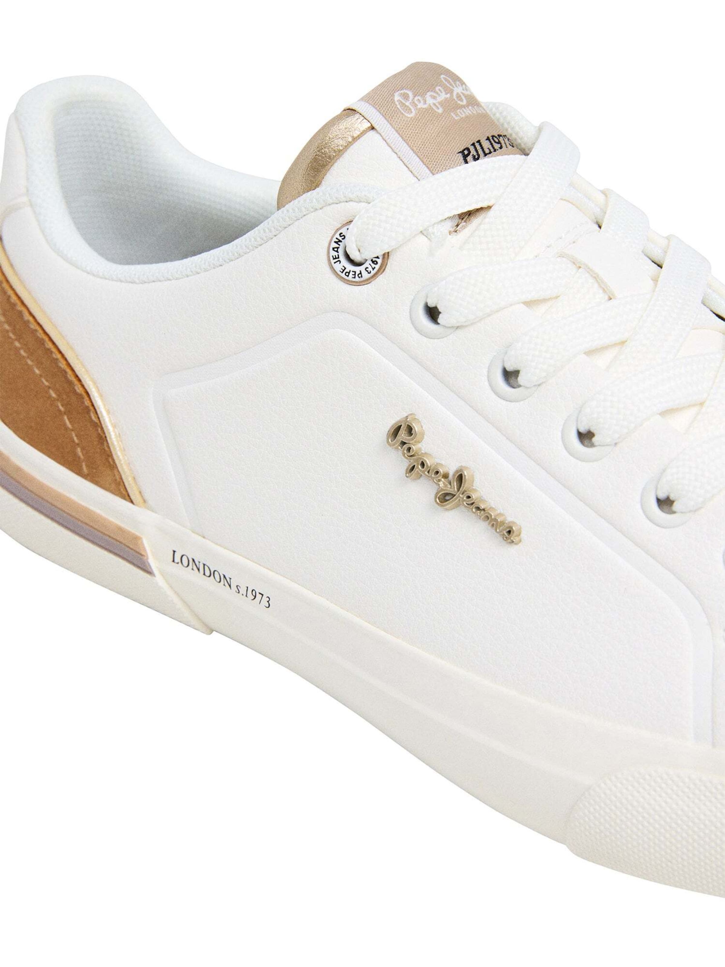 Baskets basses 'Kenton Campus' Pepe Jeans en blanc