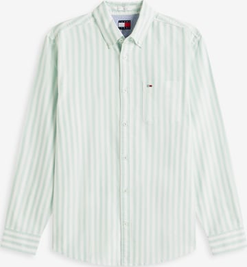Regular fit Camicia di Tommy Jeans in verde: frontale