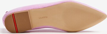 LLOYD Classic Flats in Purple