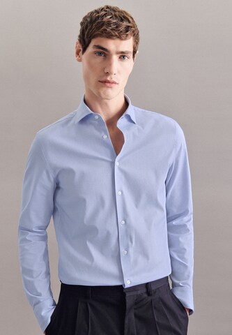 SEIDENSTICKER Regular fit Button Up Shirt in Blue: front