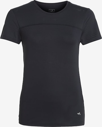 PROTEST Athletic Sweatshirt 'PRTSAFOU' in Black: front