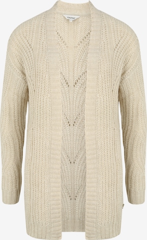 Oxmo Knit Cardigan 'Cle' in Beige: front