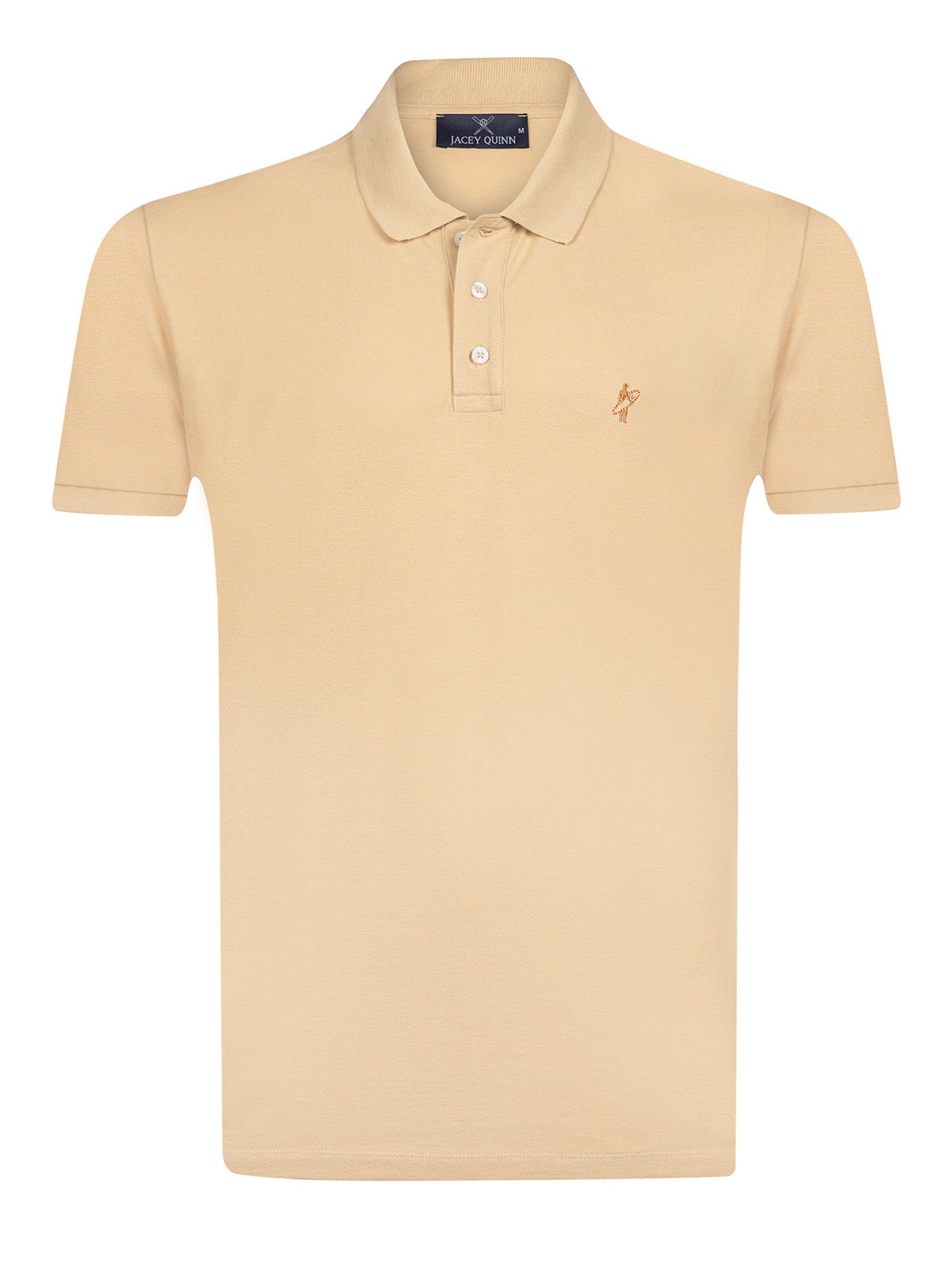 bēšs Jacey Quinn T-Krekls: no priekšpuses