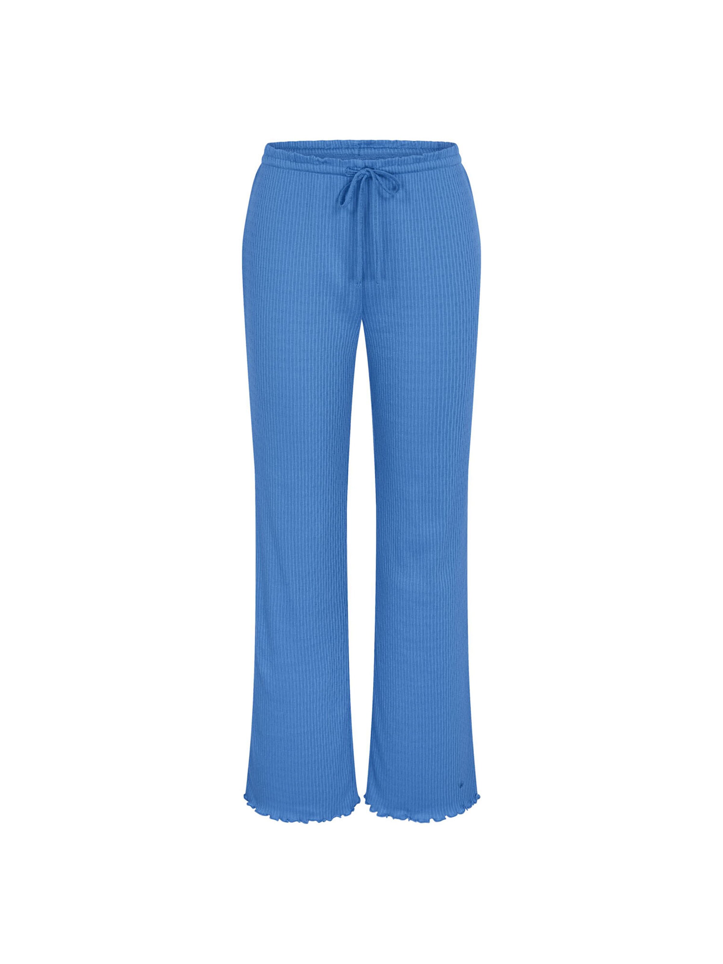 TRIUMPH Pyjamahose ' Red Label Mix & Match ' in Blau: Vorderseite