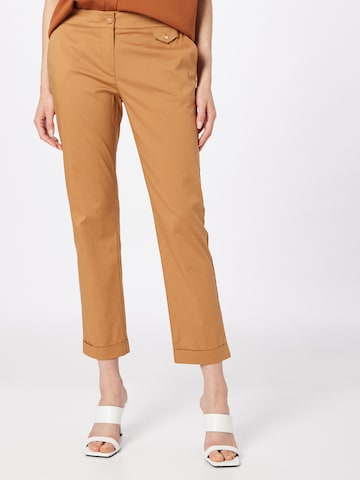 PATRIZIA PEPE Regular Chino trousers in Beige: front