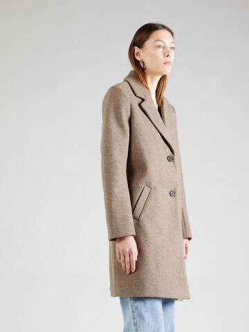 VILA Between-Seasons Coat in Brown: front